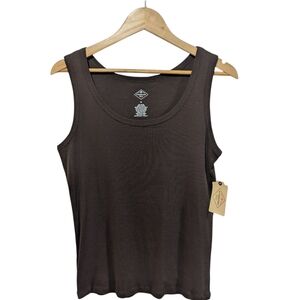 St. John's Bay Women's Brown Tank Top Size Medium